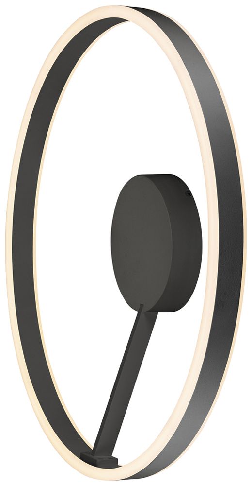 Plafoniera/applique LED SLV ONE 60 CW 23W 550lm 927/930 DALI Ø600 nero