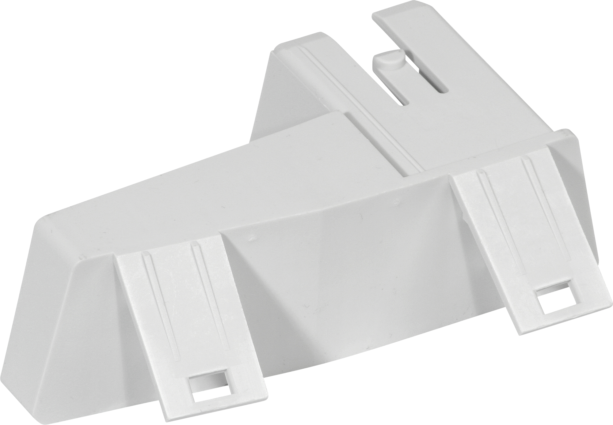Duo-Feed-Adapter WISI OF90 für 2×LNB OA98, 6°, hellgrau