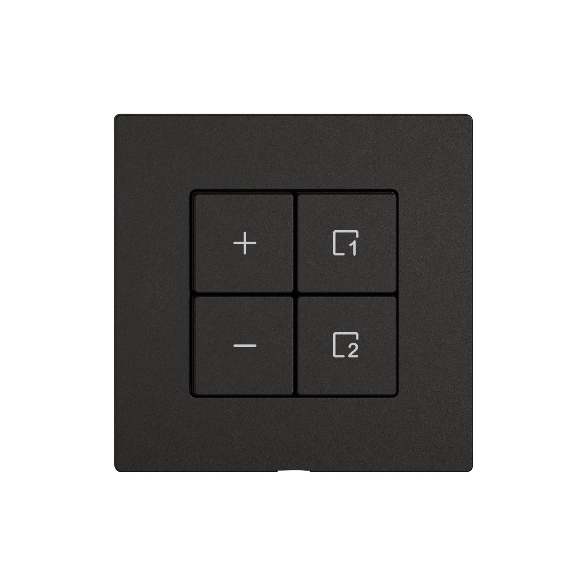 Kit di montaggio EDIZIO.liv Wiser SNAPFIX® p.dimmer 1C scena 4T ne