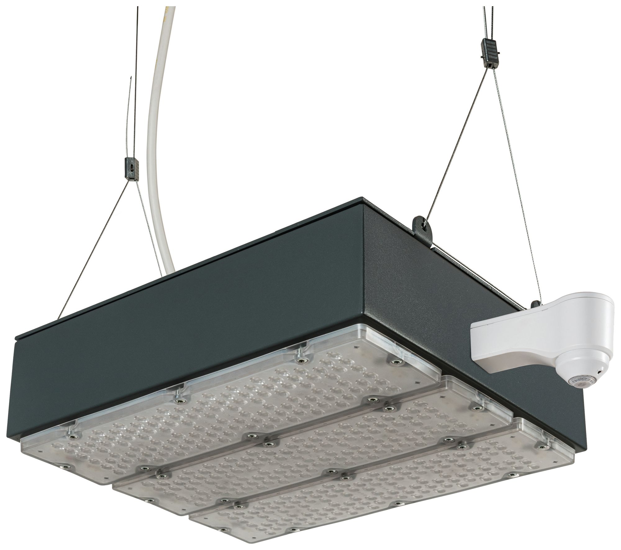 Proiettore capann.LED Sylvania KubiXx AISLE PIR 83W 14400lm 840 IP65 REG 412×280