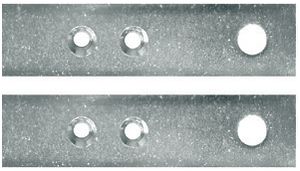 Staffa di fissaggio murale breve Bals per Modbox