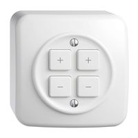 Stazione secondaria AP 2K/4T per dimmer Sdue Wiser bianco
