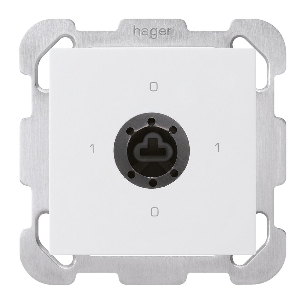 Interrupteur rotatif ENC kallysto 0/3L blanc p.serrure de sûreté s.cylindre