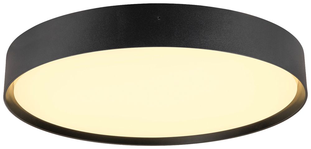 LED-Deckenleuchte SLV DECONA 42 23W 2540lm 930/940 IP44 DIM Ø420mm schwarz