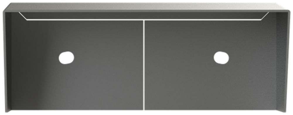 AP-Regenhaube ABB-Welcome, für Grösse 2/x, Aluminium