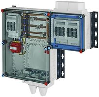 Verteiler Hensel Mi 2×3×NH 00, 125A, mit Überspannungsschutz TN-S/TT