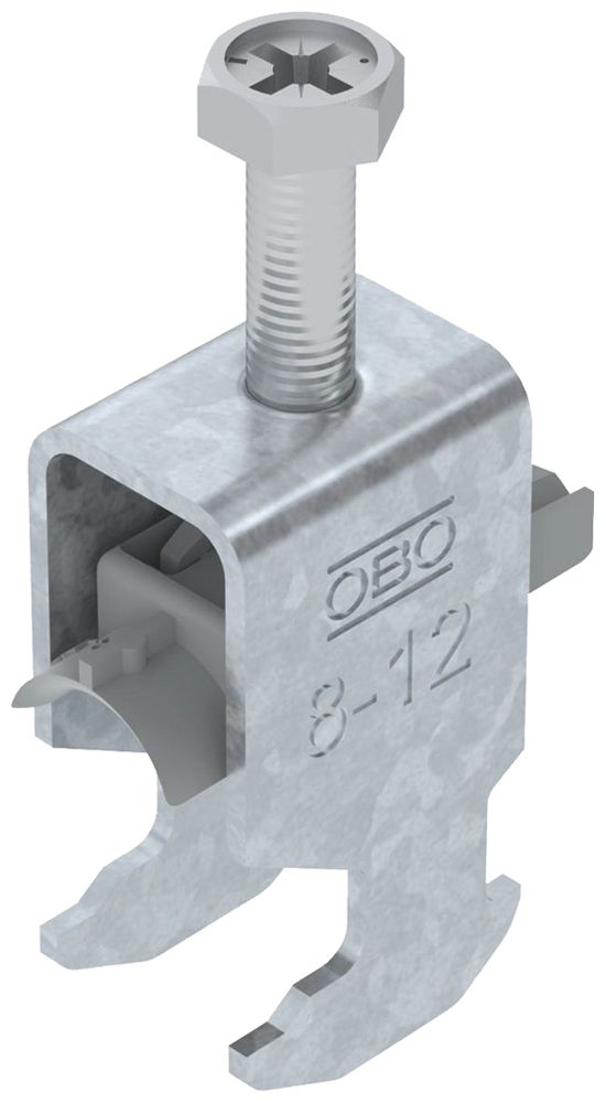 Fixation rapide BET 2056 pied à H mat.synthétique 8…12mm 1×câble acier Zn-ch-im