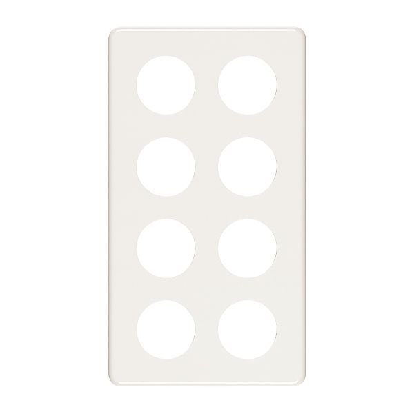 Abdeckplatte 4×2 8×8×43mm 43 weiss