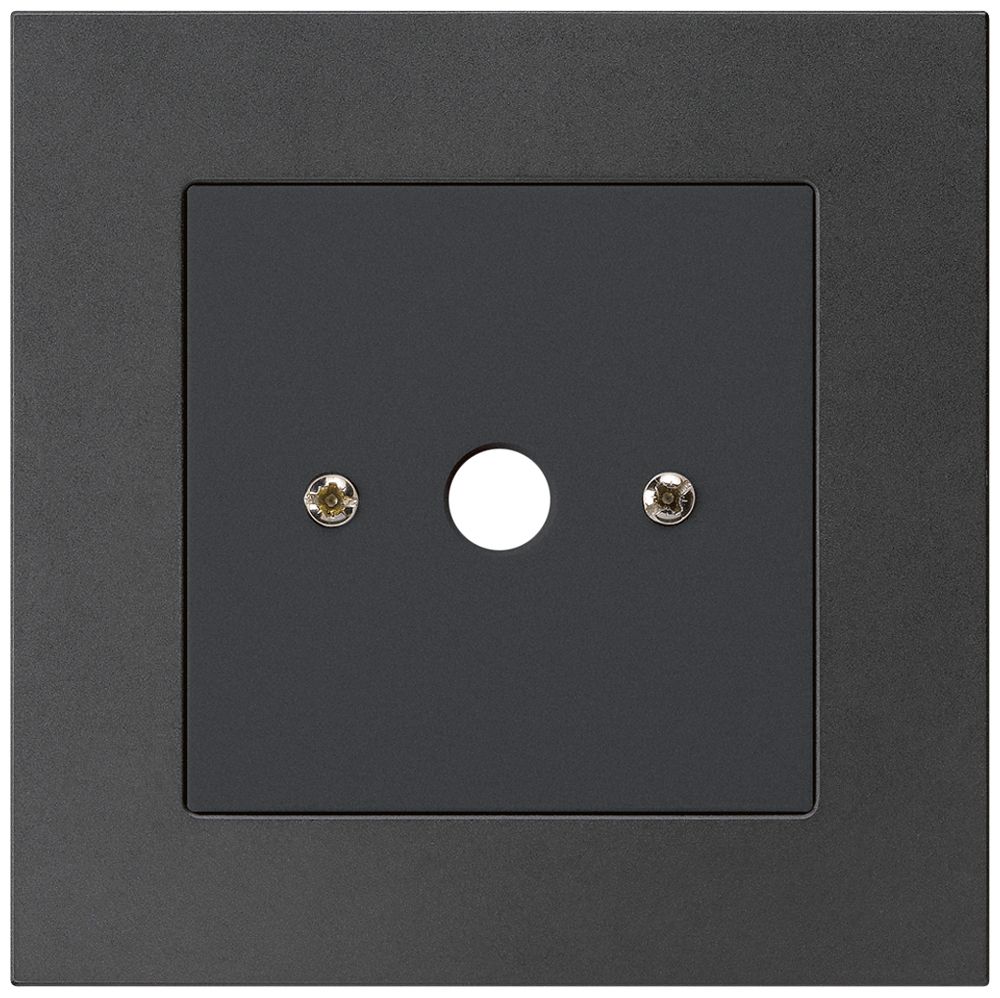 UP-Durchgangsdose kallysto.pro schwarz Ø9mm ohne Klemmeneinsatz