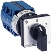 Commutateur INC K&N CG4.A211.E, 10A/400V 2L 30×30mm "1-0-2"