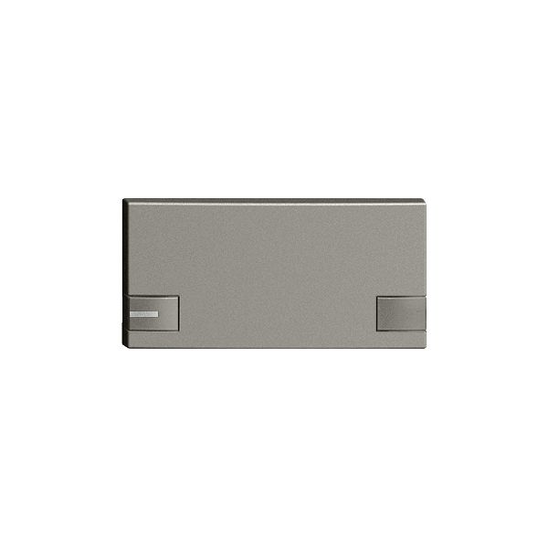 Touche 1/2 KNX/électron.a.LED EDIZIOdue commande à 2-touches gris foncé