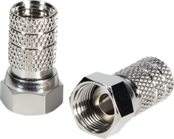 F-Stecker zu DG113 / MK96, schraubbar