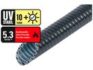 KRGK-Rohr Plica PE-UV M32 biegsam PVC -15…60°C schwarz