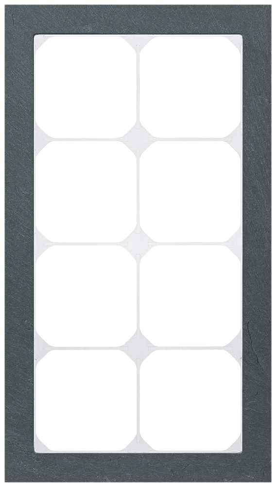 Abdeckrahmen KAL.art 4×2 274×154mm Schiefer schwarz