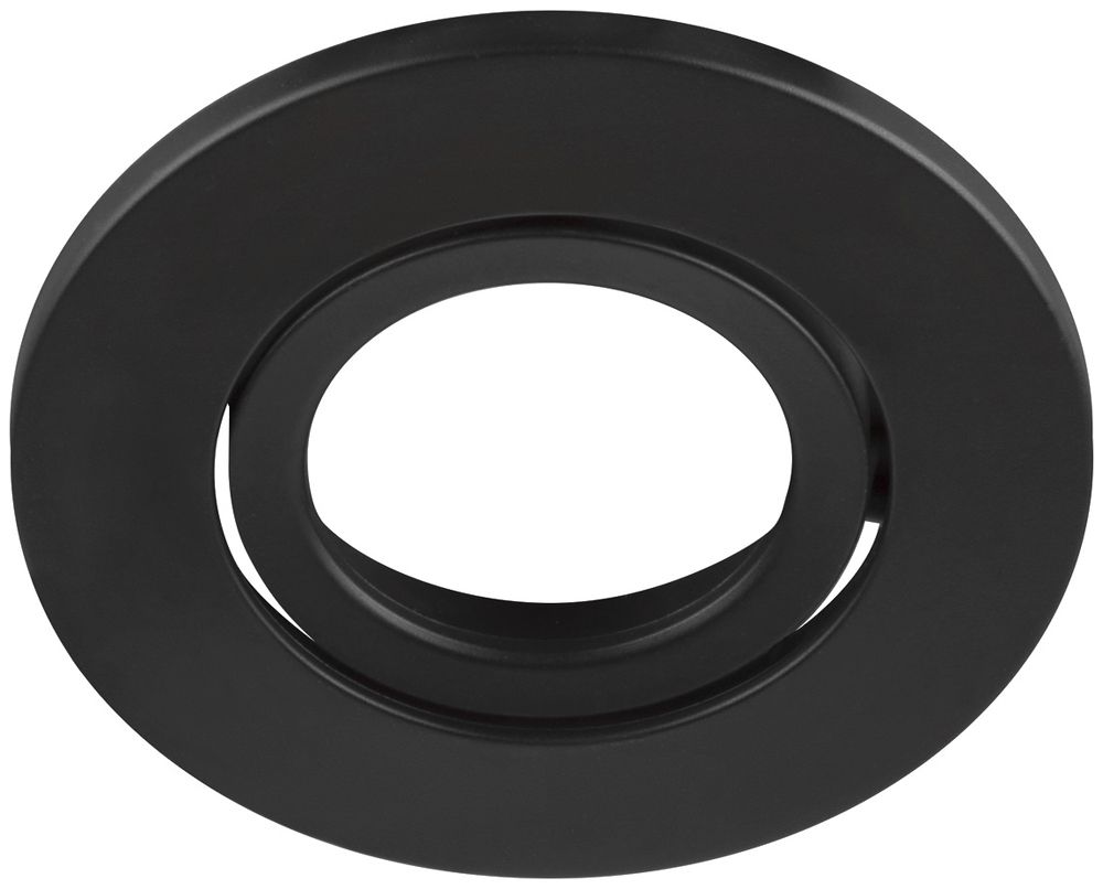 Abdeckring SLV UNIVERSAL IP20 Kunststoff Ø88mm schwenkbar schwarz