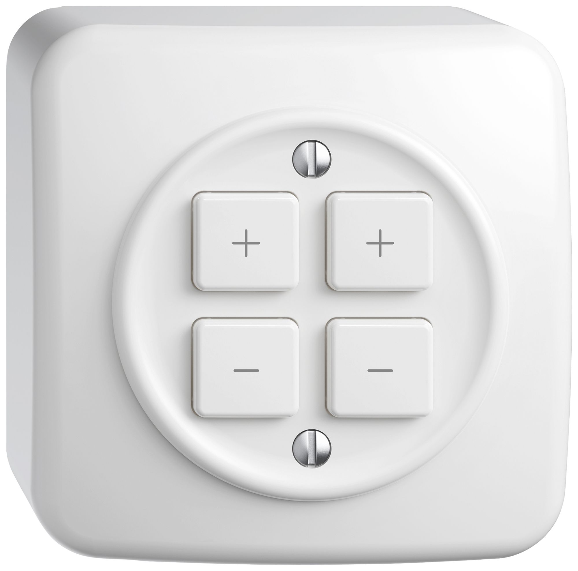 Regolatore Uni-LED AP STANDARDdue Wiser SNAPFIX® 2 canali 4 tasti bi