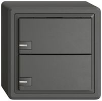 AP-Universaltaster EDIZIO.liv UNI SNAPFIX® 12…48V m.LED blau 2× 1-Tbed.dgu