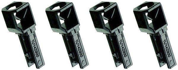 Parte superiore di torretta Hager univers N basso set a 4 pezzi