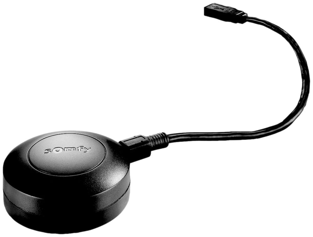 Outil de configuration RF Somfy Set & Go io, fixation magnétique, port USB