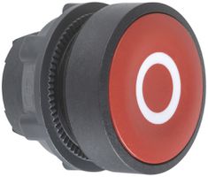 Taster Schneider Electric flach O weiss/rot