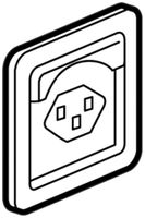 Prise ENC Soliroc T23 sans couvercle