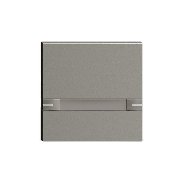 Touche 1/1 KNX/électron.a.LED+ pap.EDIZIOdue commande 2×1 gris foncé