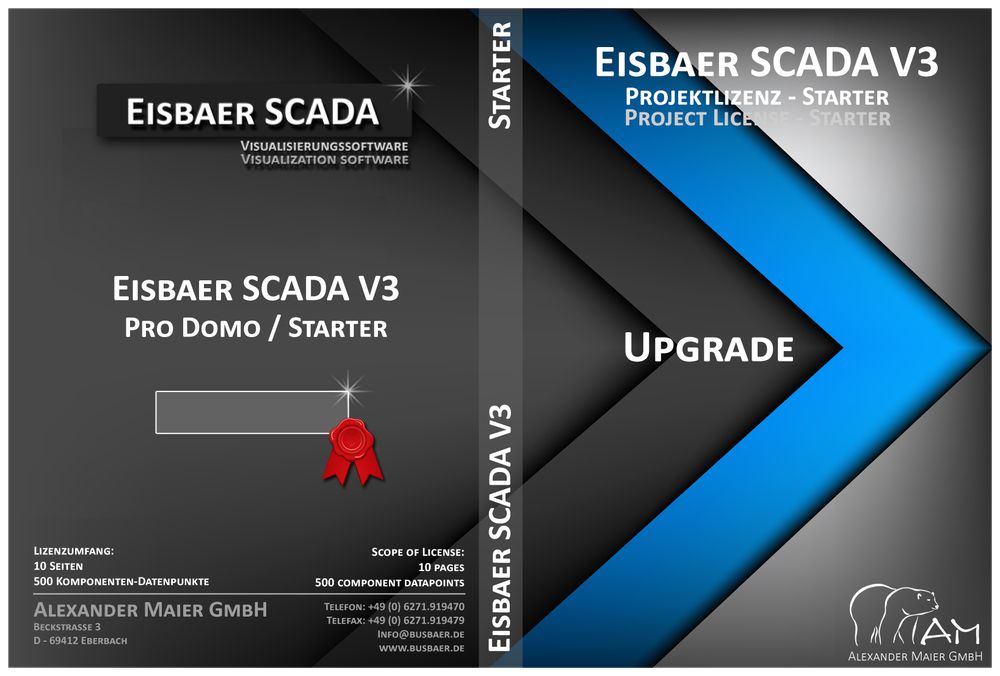 Licenza per upgrade EisBär SCADA 3, "Pro Domo" → "Starter"