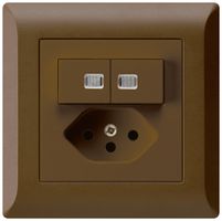 Combinaison lumineuse ENC 2×A-R/1P+T13 kallysto.line brun 2 lentilles