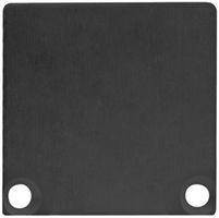 Tappo di chiusura DOTLUX per profilo/copertura allu 11J/12J nero 2 pzz con viti