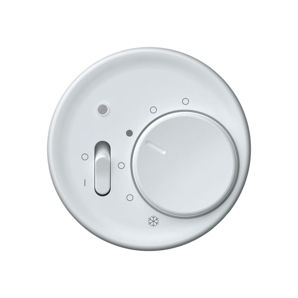 Thermostat d'ambiance origin avec interrupteur 230VAC 5…30°C 10A blanc