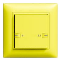 Poussoir ENC ZEP scène 1c/1t station cen-sec.a.LED EDIZIOdue lemon