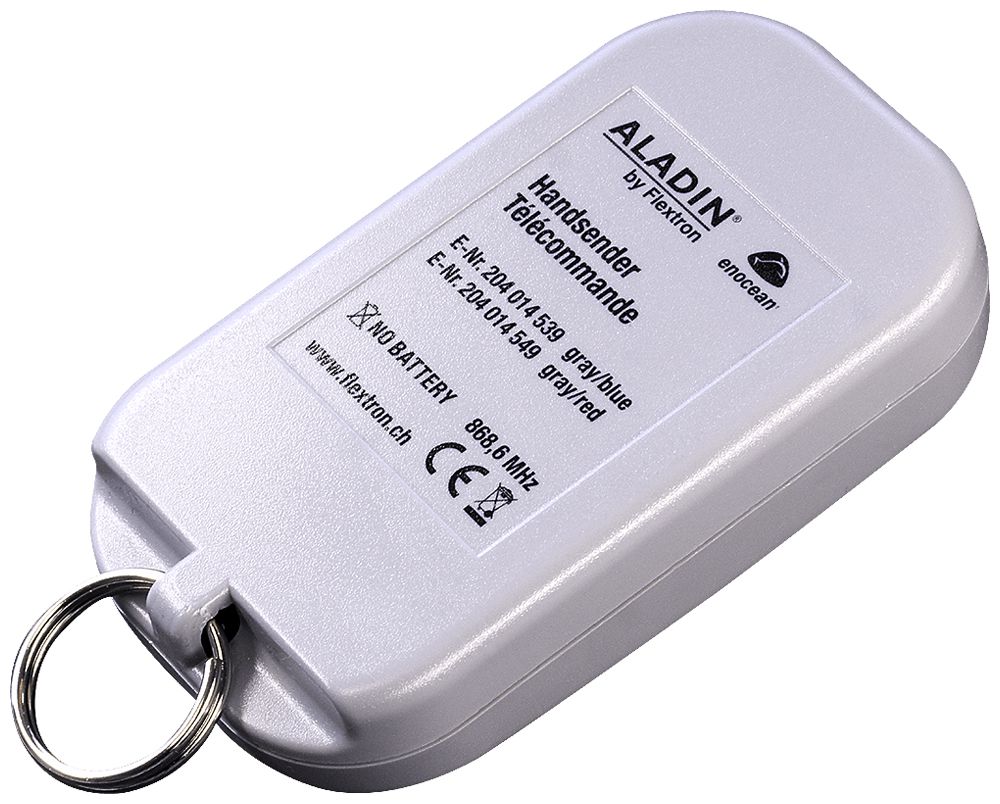 Trasmettitore portatile ALADIN Mini II EnOcean 4-can grigio chiaro/blu