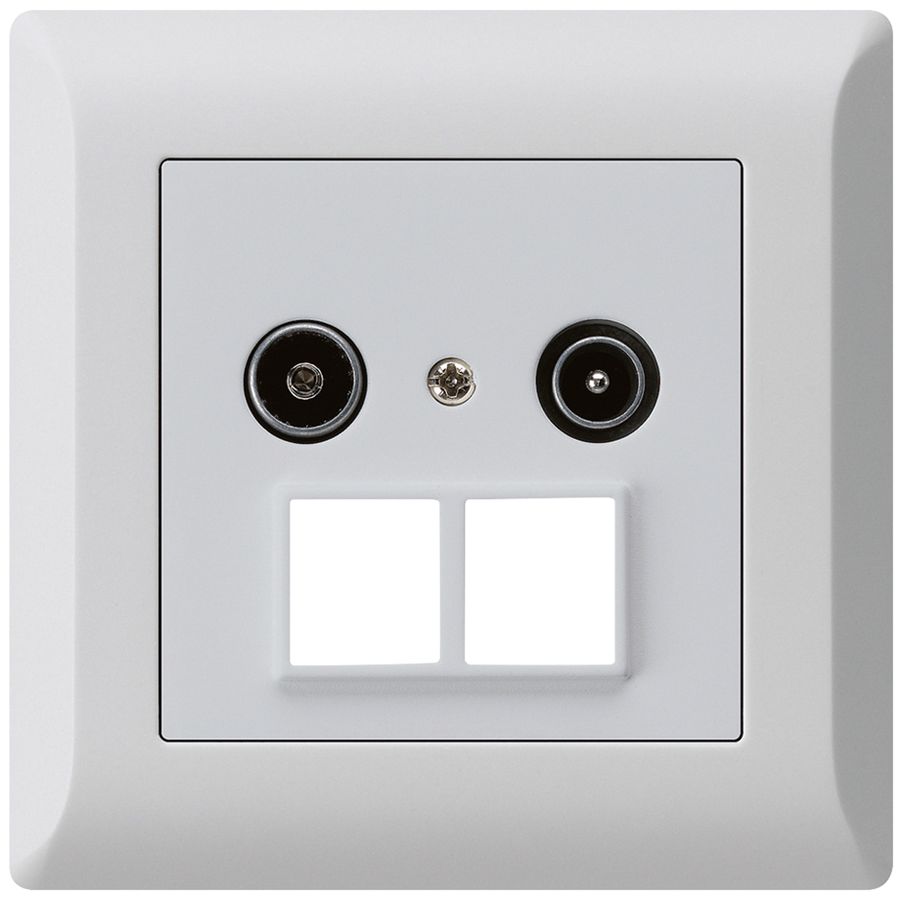 Prise d'antenne ENC R/TV HMS kallysto.line 19dB gris clair