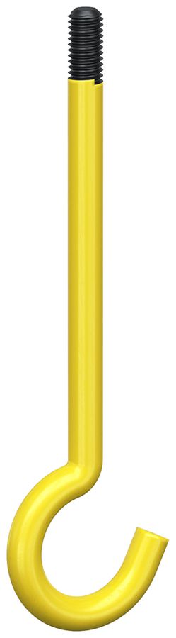 Hakenschraube Kaiser Ø26mm M5×65mm isoliert gelb