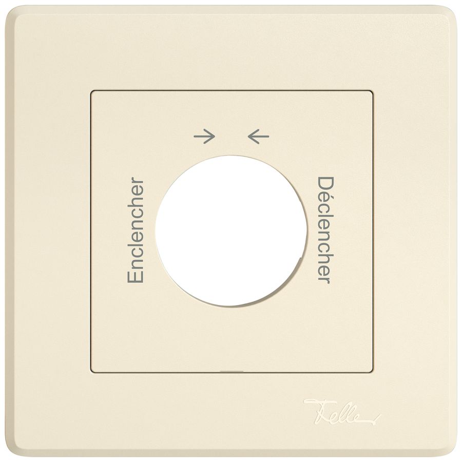 UP-Montageset EDIZIO.liv SNAPFIX® f.Schwenktaster m.Schloss Encl.→ ← Décl.cr