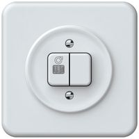 UP-Leuchtdruckschalter origin Sch 3 + Ventilator LED 92×92mm weiss