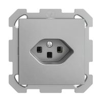 UP-Steckdose EDIZIOdue T23 16A silver, mit Steckklemmen