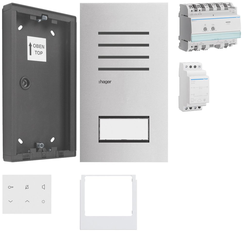 AP-Audio-Set Hager elcom.start für 1 Wohnung