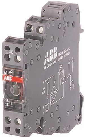 Optocoupleurs et relais ABB R600 24VAC/DC 2C