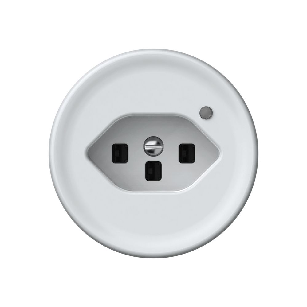 Steckdose origin 1×Typ 23 bel.grün 16A 230V 60×60mm weiss