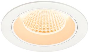 Downlight LED SLV NUMINOS M 12W 1700lm 2700K MB DALI Ø105×68mm bi