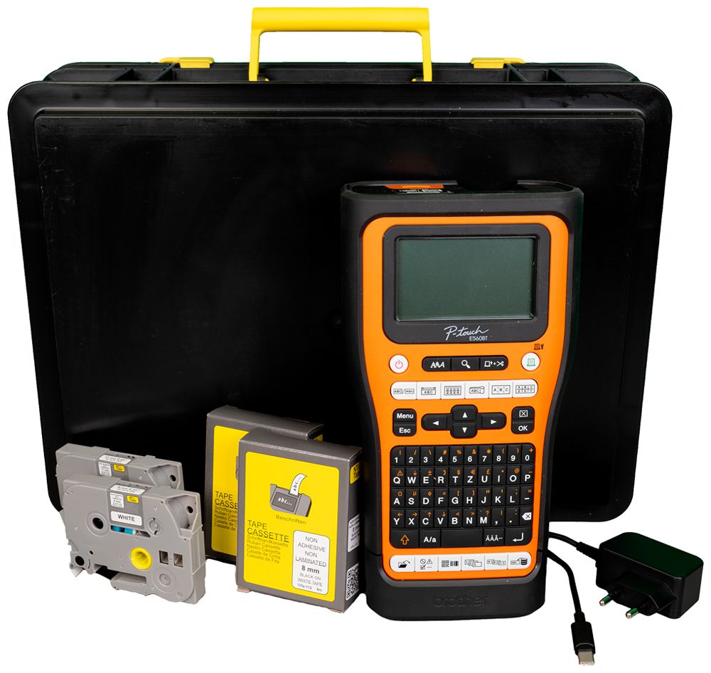 Beschriftungsgerät-Set WAGO mit PT-E560BTVP