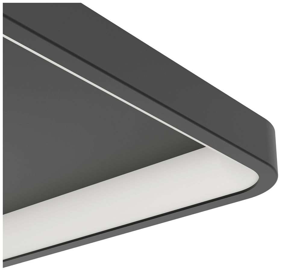 LED-Deckenleuchte Eglo LORETELLO-Z 23W 0…2500lm 2700…6500K DIM 350×75mm schwarz