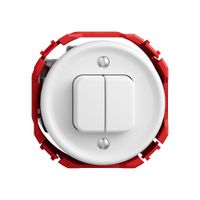 Druckschalter/-taster STANDARDdue SNAPFIX® Schliesser-Öffner+Wechsel 3/1L ws