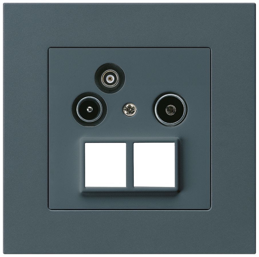 UP-Antennendose R/TV-Daten kallysto.pro HMS 2GHz 19db anthrazit