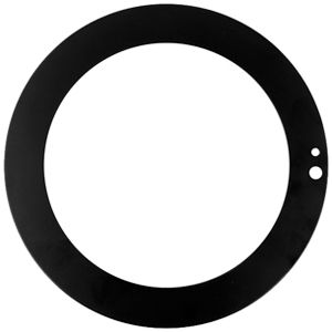 Abdeckring LEDVANCE UNIVERSAL Ø229×22mm Stahl schwarz