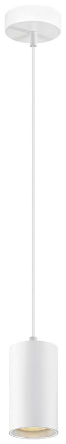 Lampada sospesa SLV ASTO TUBE GU10 1×10W diretto Ø70×125mm bianco