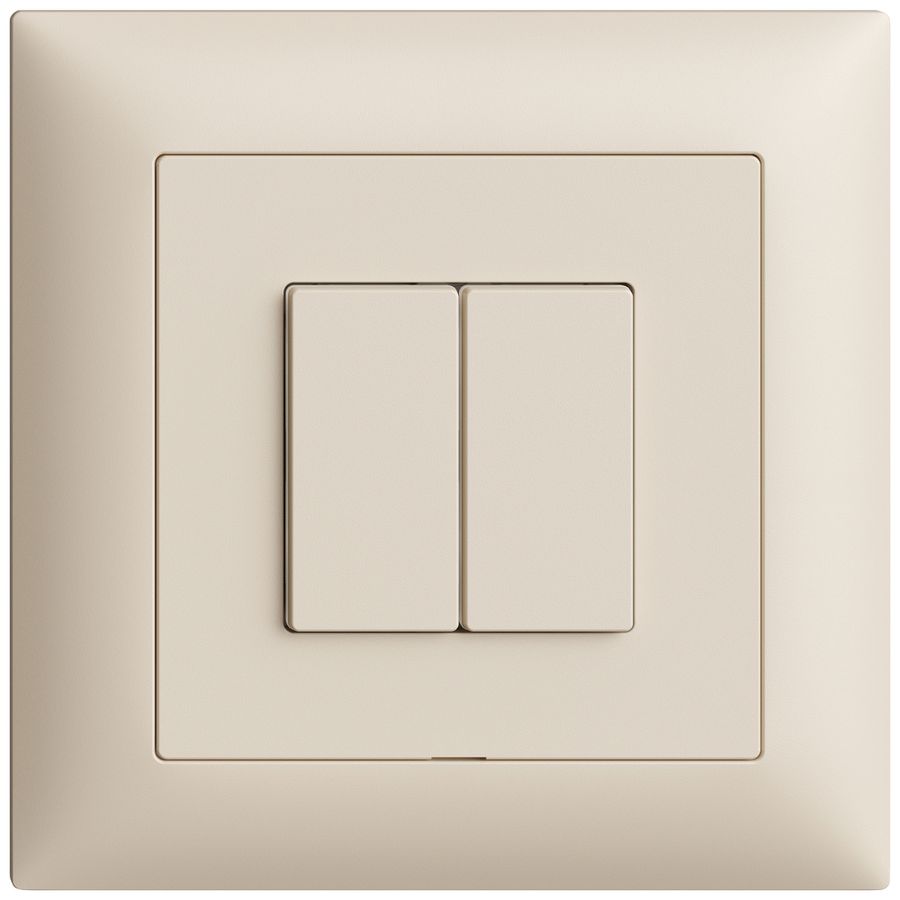 Comando per interruttore INC EDIZIOdue Wiser 2c 2t cr