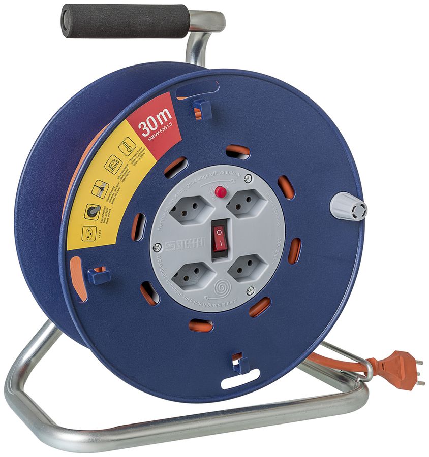 Enrouleur de câble STERO LOOP grd.1 4×T13 30m TD3×1.5mm²