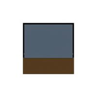 Plaque frontale KNX Hager kallysto pour thermostat brun